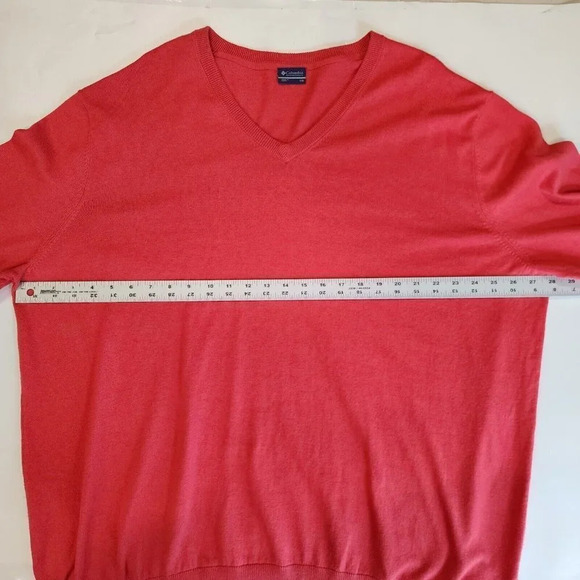 Columbia Men's PFG Dockside V-Neck Cashmere Blend Long Sleeve Sweater‎ Size XXL - Picture 8 of 10